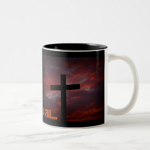 He did it all... Two-Tone coffee mug