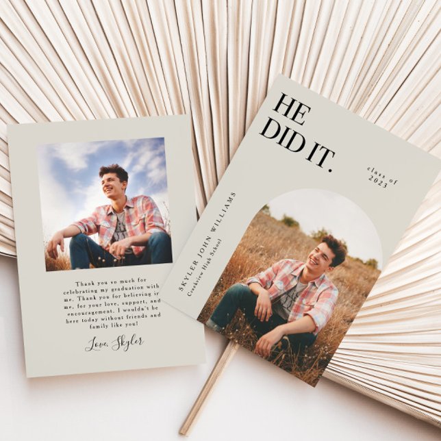 He Did It Ash Arch Graduation Announcement (Creator Uploaded)