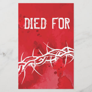 he died for us