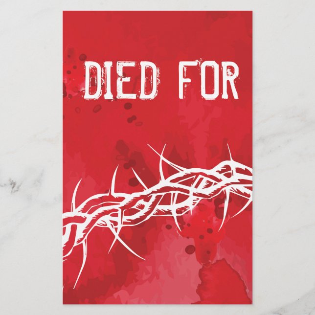 he died for us (Front)