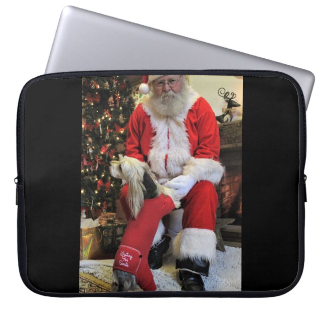 He Doesn't have to Wait any Longer Laptop Sleeve (Front)