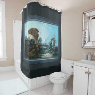 he Dovecote by François Boucher Shower Curtain