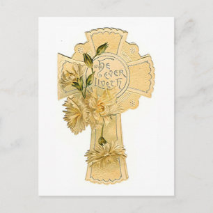 He ever liveth postcard