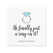 He Finally Put a Ring on it Diamond Engagement