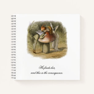 He Finds Her Romantic Fairy Valentine's Day Notebook