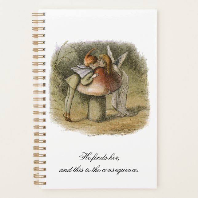 He Finds Her Romantic Fairy Valentine's Day Planner (Front)