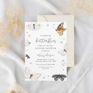 He Gives Me Butterflies Delicate Bridal Shower Invitation
