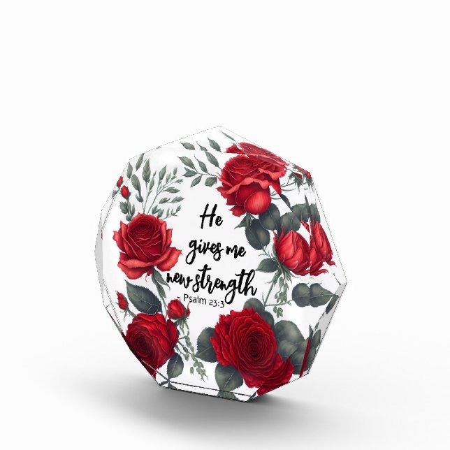 He Gives Me New Strength Photo Block (Right)