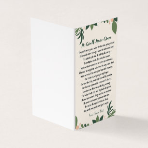 He Giveth More Grace Mini Folded Note Card