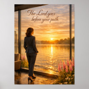 He goes before you poster