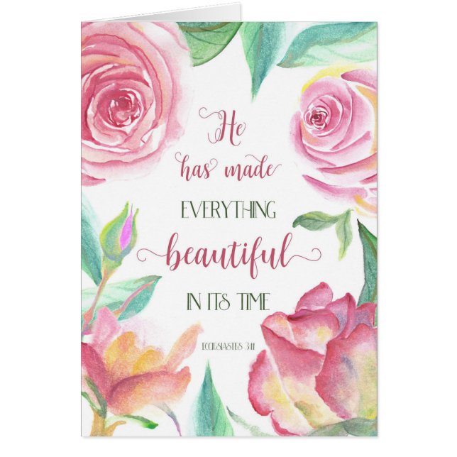 He Has Made Everything Beautiful Ecclesiastes 3:11 (Front)