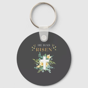 He Has Risen 3 Day Jesus Christ Happy Easter Chris Key Ring