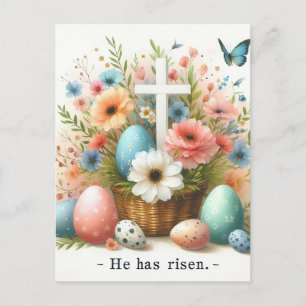 He Has Risen Holiday Postcard