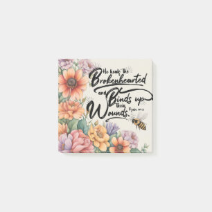 He Heals the Brokenhearted Post-it Notes