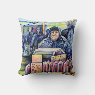 He Heard, What I Saw Cushion