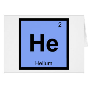 He - Helium Chemistry Periodic Table Symbol