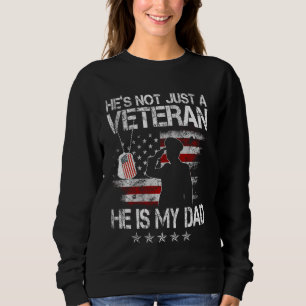 He Is My D A D U S Flag Shirt Veterans Day Fathers