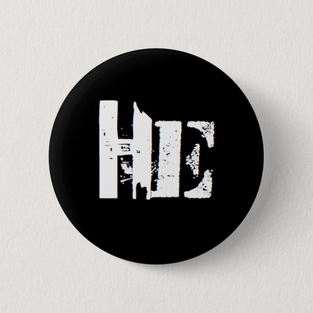 "He" is my pronoun 6 Cm Round Badge (Front)
