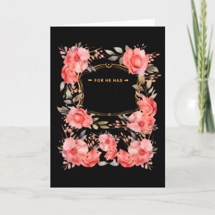 He Is Not Here He Has Risen Just As Said He Christ Card
