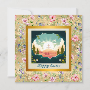 He is Risen and Celebration of Resurrection Sunday Invitation