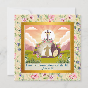 He is Risen and Celebration of Resurrection Sunday Invitation