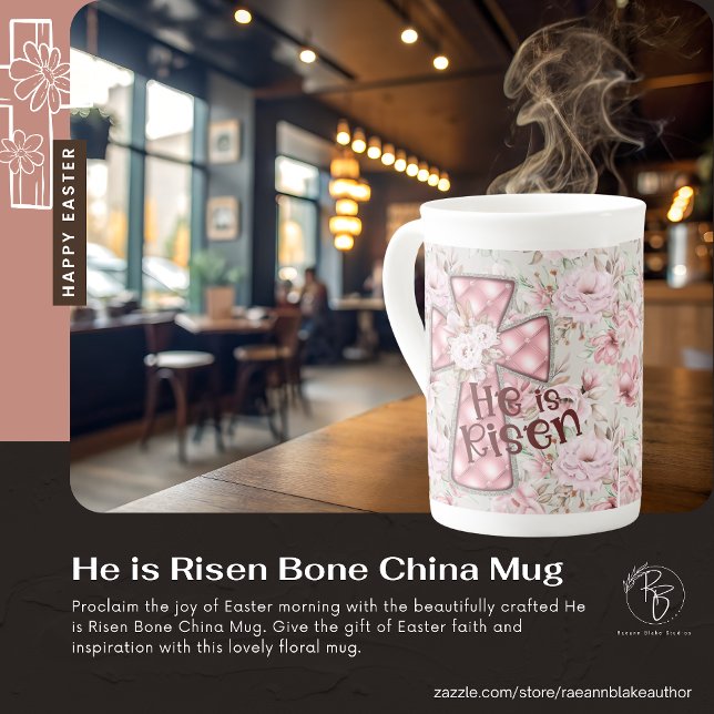 He is Risen Bone China Mug (Creator Uploaded)