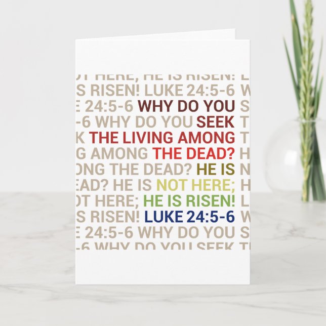 He is Risen Card (Front)