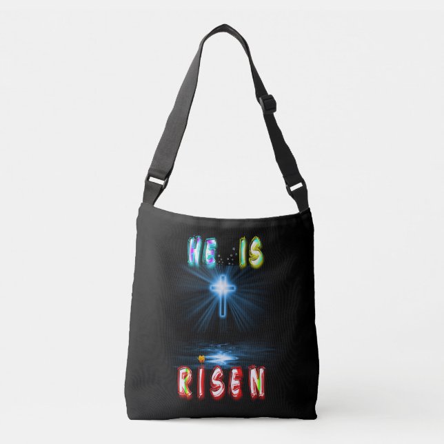 He Is Risen Crossbody Bag (Front)
