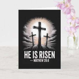 He Is Risen Easter Bulk Church Greeting Cards