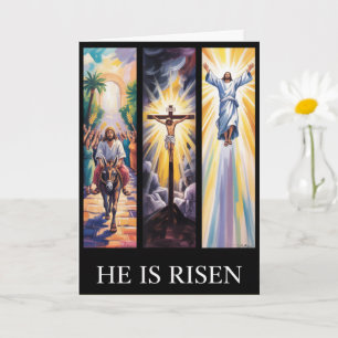 He Is Risen Easter Bulk Church Greeting Cards