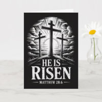He Is Risen Easter Bulk Church Greeting Cards