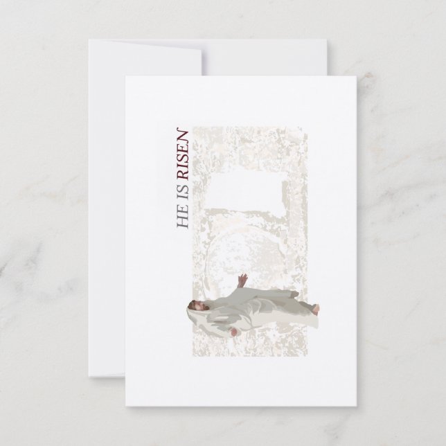 He Is Risen Easter Card (Front)