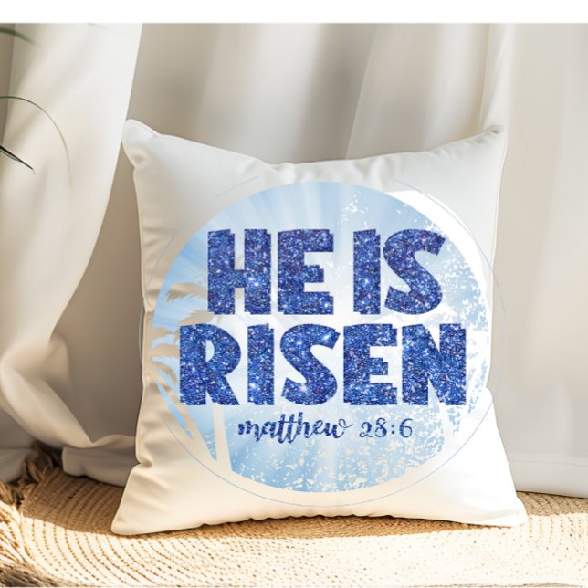 He is Risen Easter Cushion (Creator Uploaded)