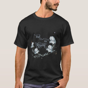 He Is Risen Easter Day Christian Jesus Bible Verse T-Shirt