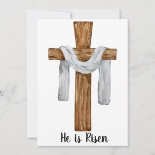 He Is Risen Easter Holiday Card