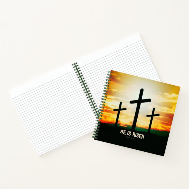 HE IS RISEN - EASTER ILLUSTRATION NOTEBOOK (Inside)