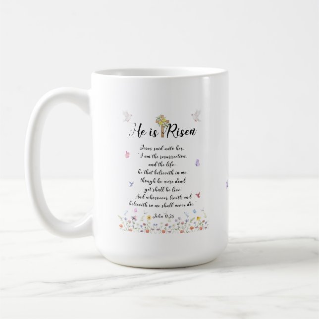 He is Risen-Easter Mug (Left)