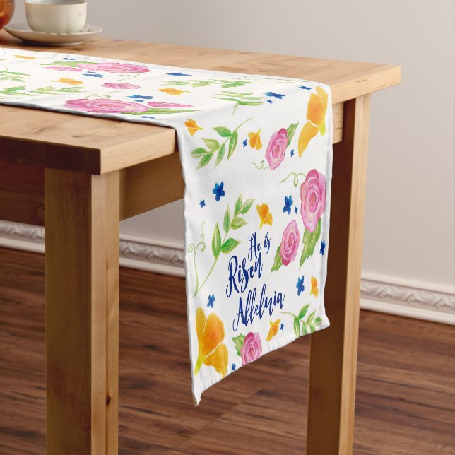 He is Risen Easter Short Table Runner (In Situ)