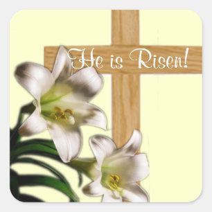 He Is Risen!  Easter Stickers