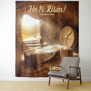 He Is Risen! Easter Sunday Tapestry