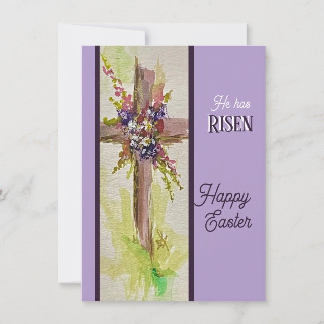 He is Risen Flat Note Card (Front)