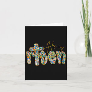 He Is Risen Floral Spring Easter Jesus Christian F Card