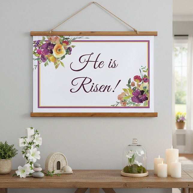 He is risen  hanging tapestry (Creator Uploaded)