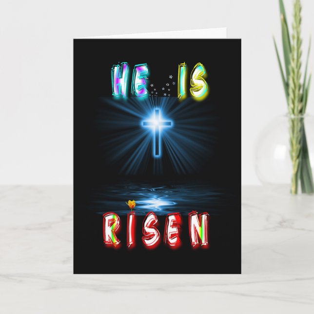 He Is Risen Holiday Card (Front)