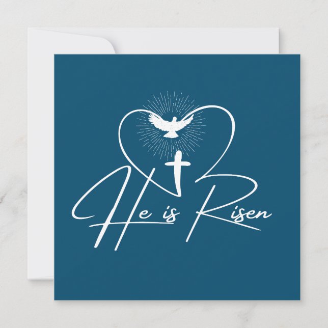 He Is Risen Invitation (Front)