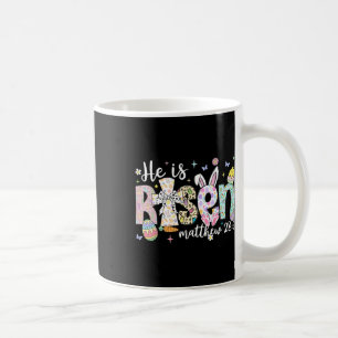 He Is Risen Jesus Christian Happy Easter Women Kid Coffee Mug
