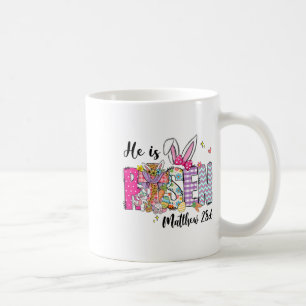 He Is Risen Jesus Christian Happy Easter Women Kid Coffee Mug