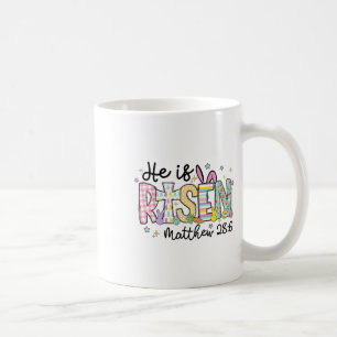 He Is Risen Jesus Christian Happy Easter Women Kid Coffee Mug