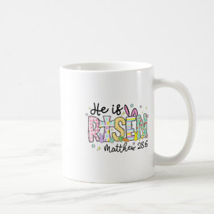 He Is Risen Jesus Christian Happy Easter Women Kid Coffee Mug
