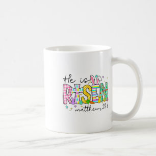 He Is Risen Jesus Christian Happy Easter Women Kid Coffee Mug
